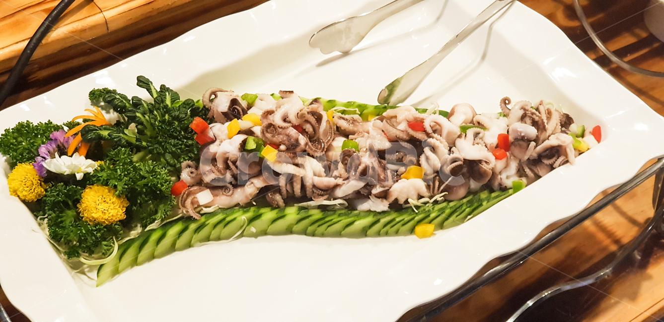 문어,뷔페,부페,접시,출장부페,음식,식재료,요리,food,cook,meal,dishes,food reserves,수산물,해산물,fishery products,seafood