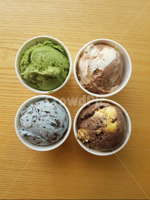 Several,icecream,Mint flavor,ice cream,Tiramisu flavor,Chocolate flavor,ice,cold,Green tea flavor