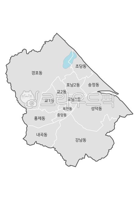 강릉시동지구행정지도,강릉시동지구,강릉시,행정지도,강원도지도,강원도,지도,한국,한국지도