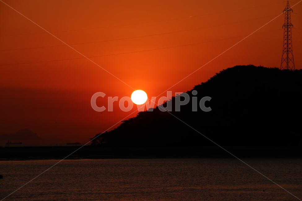 일몰,낙조,당진,도비도항,sunset,왜목마을