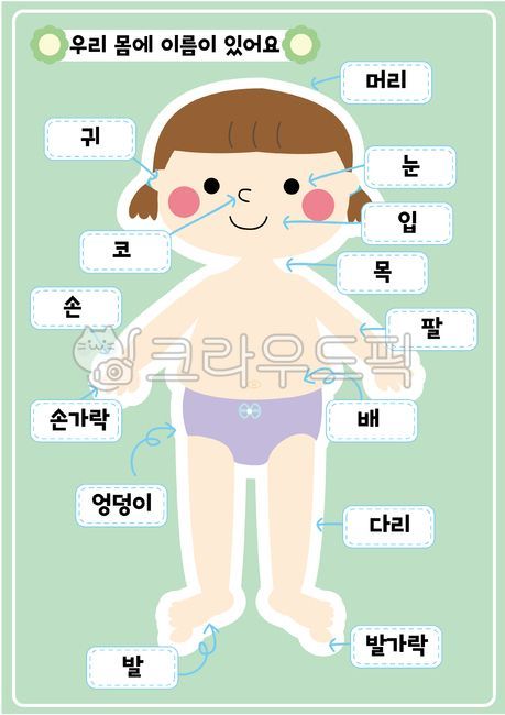 얼굴명칭,몸명칭,나와가족,나의몸,내몸,얼굴,몸