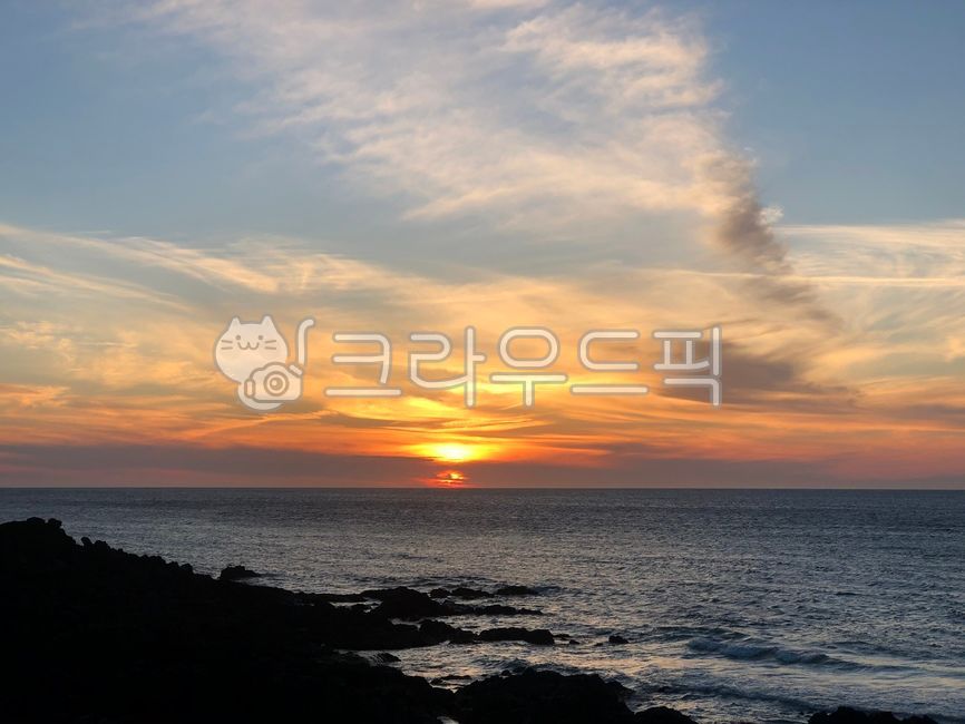 자연,옥외,하늘,노을,일몰