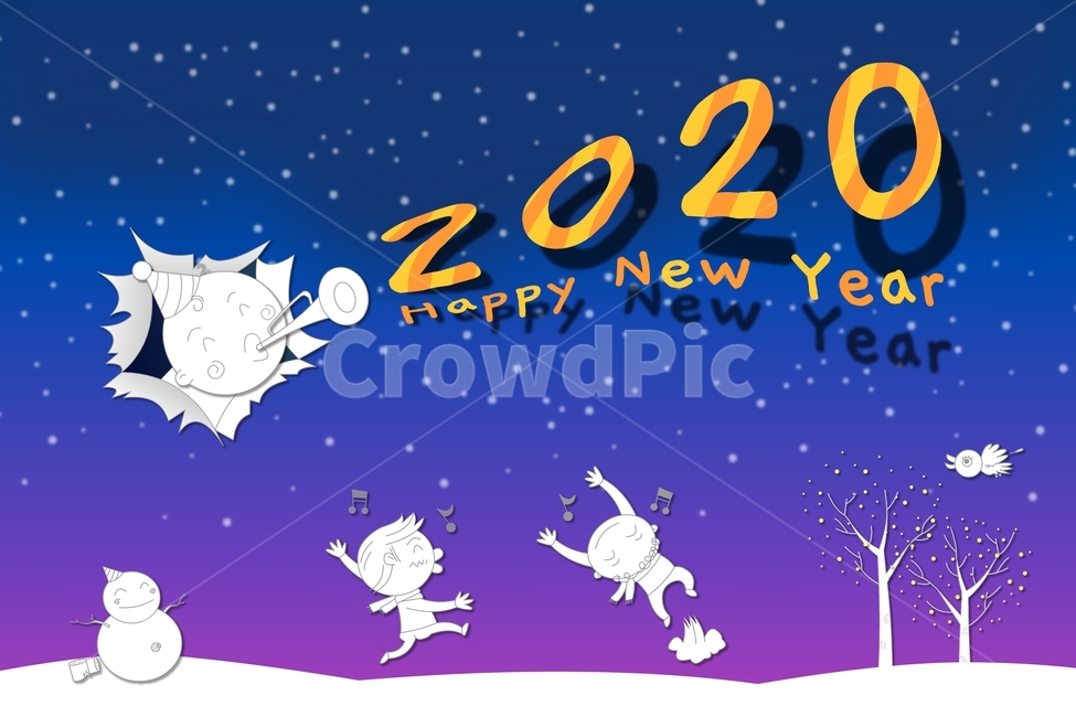 happynewyea,새해,설,설날,신년,신정,구정,명절,이벤트,송년,2020년,겨울,한겨울,시즌,계절,새로운,한해,12월,1월,2월,휴일,1월1일,카드,연하장,팝업,인사,새해인사,감사,축하,안부,달력,경자년,일러스트,일러스트레이션,벡터,아트,그래픽,디자인,아트클립,클립아트,클립,소스,오브젝트,해피뉴이어,새로운해,벡터일러스트,아이들,개구쟁이,즐거움,기쁨,행복,신남,웃음,축제,파티,음표,나팔,새,튀어나옴,뛰어오름,2002,숫자,년도,텍스트,눈,입체텍스트,심벌,파랑,나무,눈사람,밤하늘,겨울밤,눈내림,그라데이션,art,미술,제도법,graphics,새해,new year