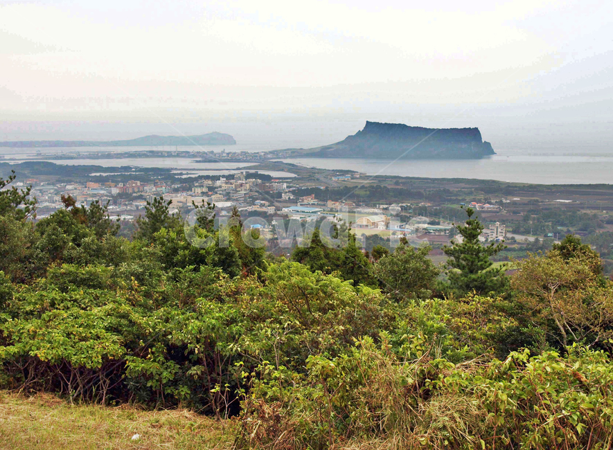 대수산봉,무덤,마을,성산일출봉,제주,서귀포시,올레2코스,자연,풍경,nature,landscape,한국자연풍경,한국자연경관,korea nature landscape,제주도,jeju,jeju island,outdoors,옥외