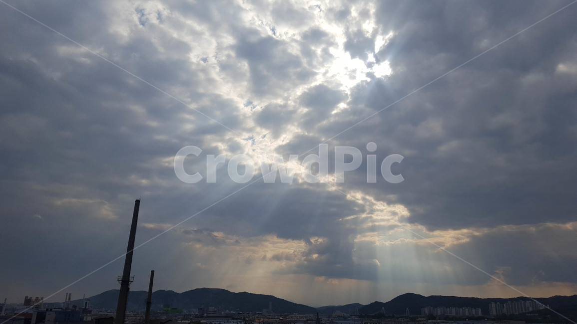 하늘,태양,빛무리,구름,산,자연,풍경,nature,landscape,도시,city,outdoors,옥외,weather,날씨