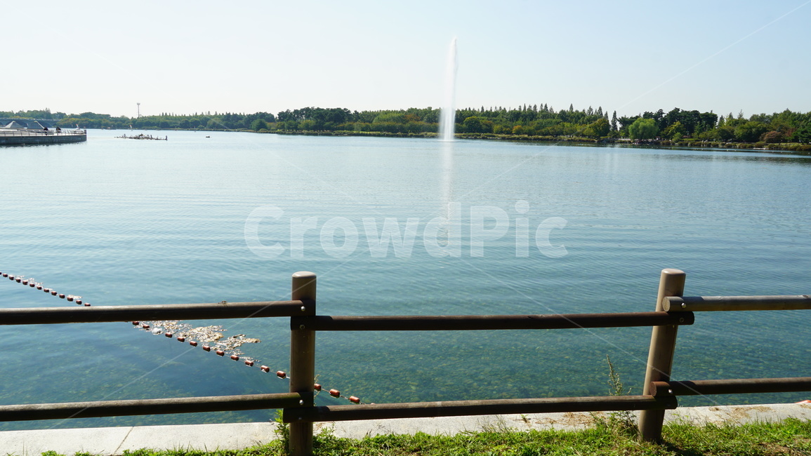 공원,물,호수,하늘,구름,자연,풍경,nature,landscape,railing,난간,water
