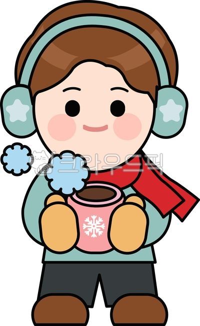 겨울,winter,겨울일러스트,겨울옷차림,겨울캐릭터,겨울시즌,목도리,장갑,귀마개,귀도리