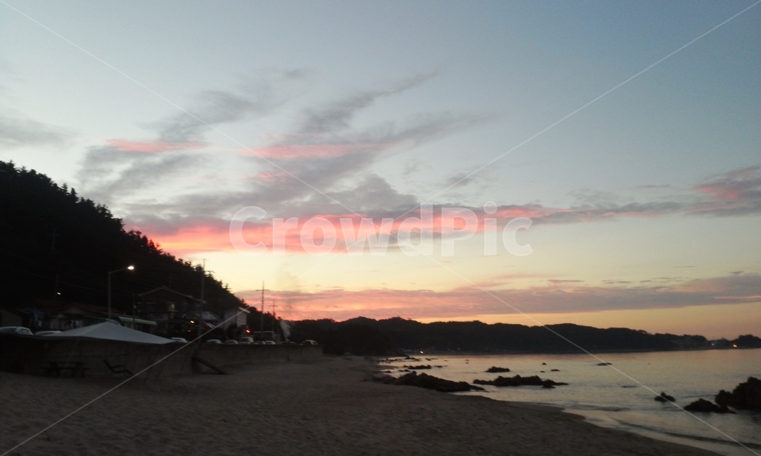 바닷가,바다,노을,해변,자연,옥외,건축물,해변마을,nature,outdoors,sea,자연,풍경,nature,landscape