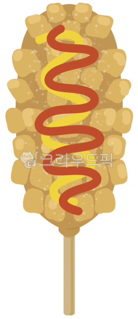 먹거리,음식,간식,군것질,핫도그,핫도그그림,핫도그일러스트,핫도그이미지,hotdog,감자핫도그,만득이핫도그