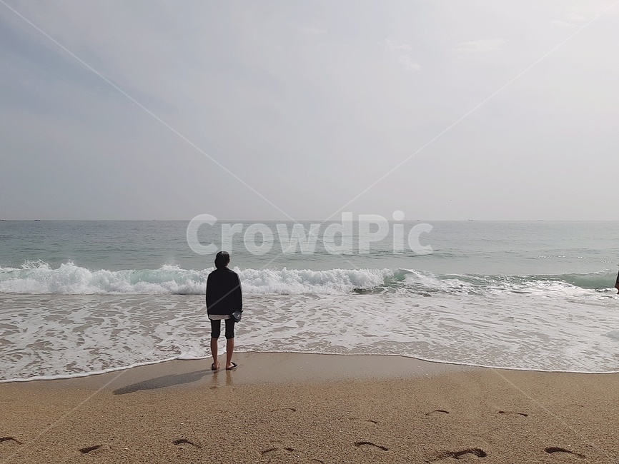 바다,뒷모습,인물,사람,사람뒷모습