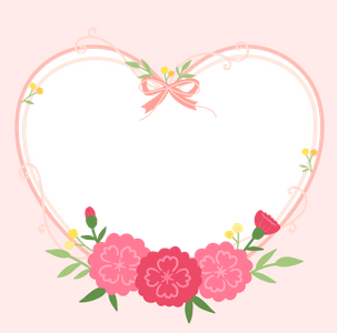 카네이션-어버이날-스승의날-카네이션프레임-카네이션카드