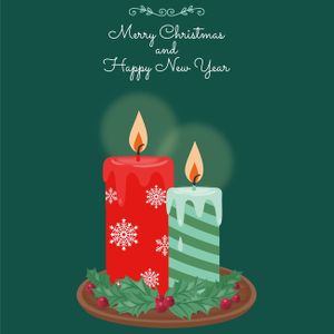 초-양초-크리스마스일러스트-크리스마스소스-크리스마스