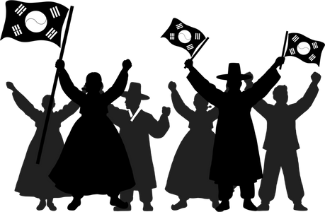 태극기그림-태극기일러스트-태극기광복절-태극기삼일절-태극기현충일