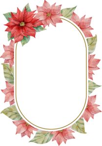 크리스마스-크리스마스일러스트-겨울-크리스마스꽃-잎