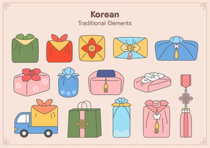 벡터-일러스트-명절-전통-한국