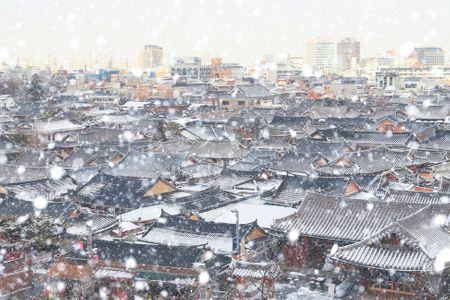 겨울-설경-눈-한옥-한옥마을