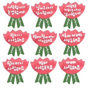 어버이날-카네이션-카네이션배찌-카네이션일러스트-어버이날도안