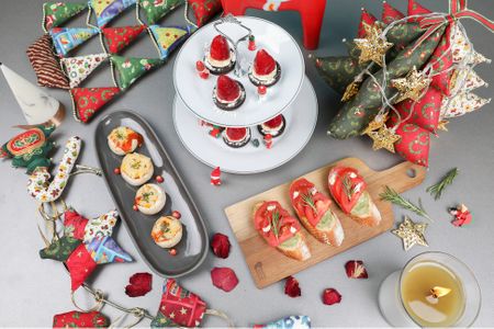 파티-크리스마스-장난감-핑거푸드-음식